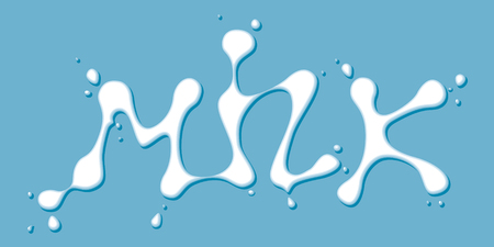 Spilled Milk Wordのイラスト素材