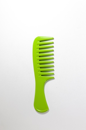 green brush on white backgroundの写真素材