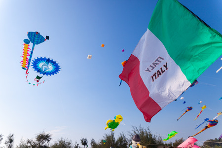CHA- AM BEACH - MARCH 27: 16th Thailand International Kite Festival on March 27, 2015 in Cha- Am...