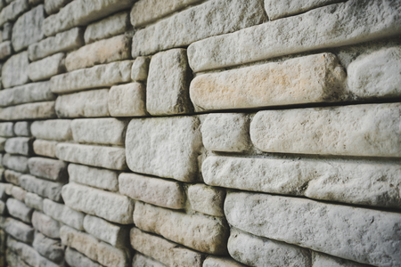 Grey stone Wall textured background.