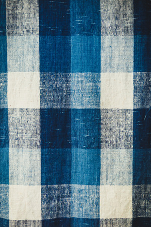 Thai loincloth or pha khao ma made by cotton yarn.の写真素材