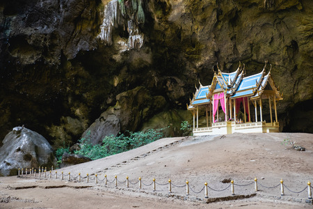 Royal pavilion in Phraya Nakorn cave. Khao Sam Roi Yot National park, Thailand.のeditorial素材