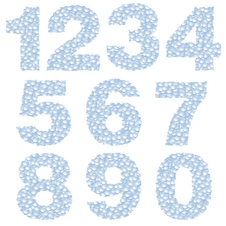digit dropsのイラスト素材