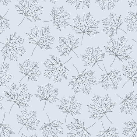 pattern maple leaves variant 1のイラスト素材