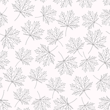 pattern maple leaves variant 2のイラスト素材