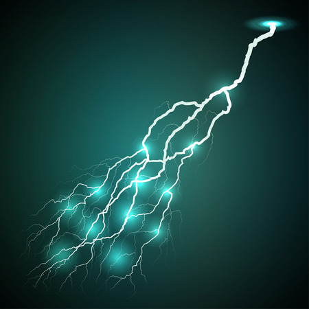 blue lightningのイラスト素材