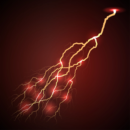 red lightningのイラスト素材