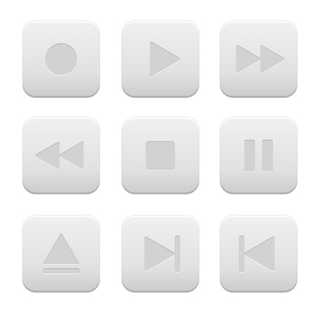 Music player keys icon.のイラスト素材