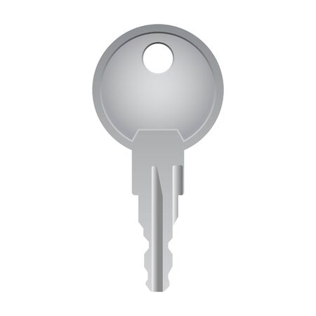 apartment key isolated on white background variant 4のイラスト素材