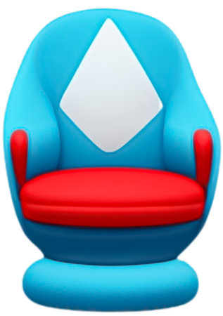 The most attractive isolated modern style chair design. It's a stylish piece of furnitureの素材