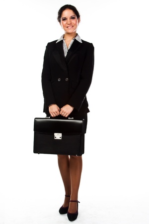 Young, beautiful and successful businesswomanの写真素材
