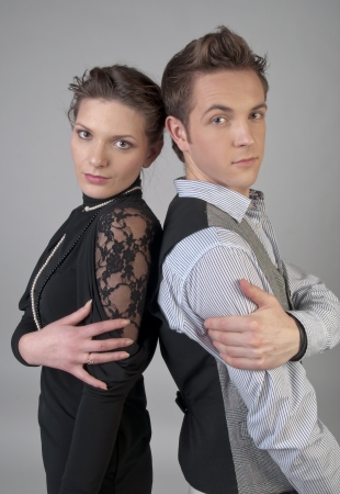 Young and beautiful coupleの写真素材