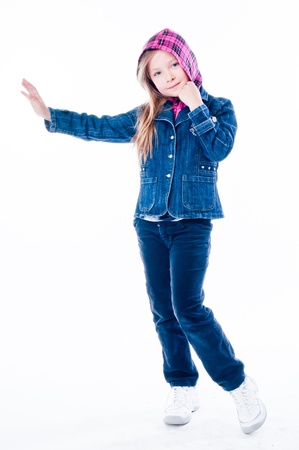 picture of a little and beautiful girlsの写真素材