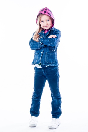 picture of a little and beautiful girlsの写真素材