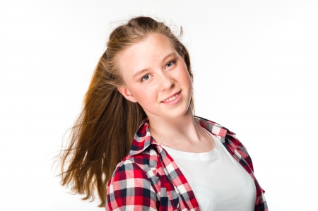 beautiful and young girl teenagerの写真素材