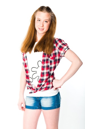 beautiful and young girl teenagerの写真素材