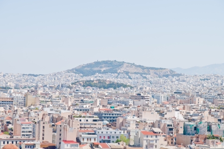 View of Athens from the observation deckのeditorial素材