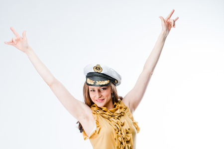 young and beautiful woman touristの写真素材