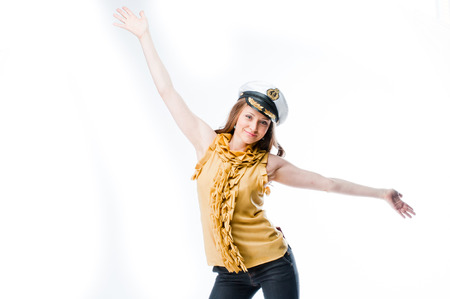 young and beautiful woman touristの写真素材