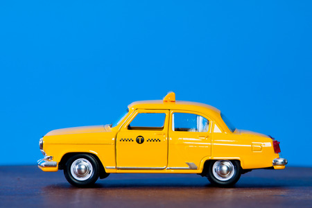 yellow taxi carの写真素材