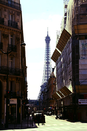 Eiffel Tower in Parisの写真素材