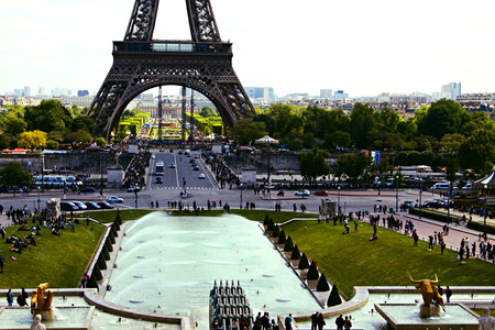 Eiffel Tower in Parisのeditorial素材