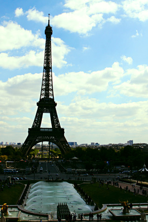 Eiffel Tower in Parisの写真素材