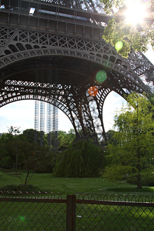 Eiffel Tower in Parisの写真素材
