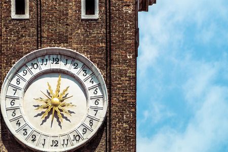 sundial in Veniceの写真素材