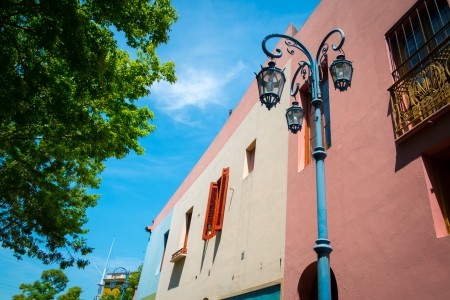 View of Caminito Street in Buenos Aires, Argentina の写真素材
