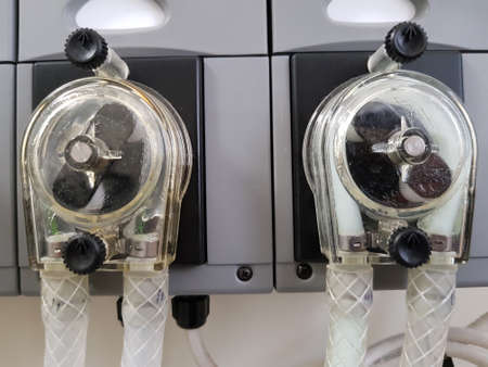 Peristaltic pumps pump liquid chemicals