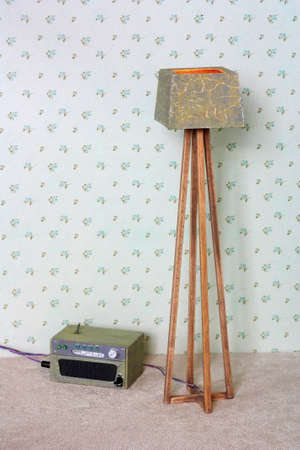 Doll lamp in the toy roomの写真素材