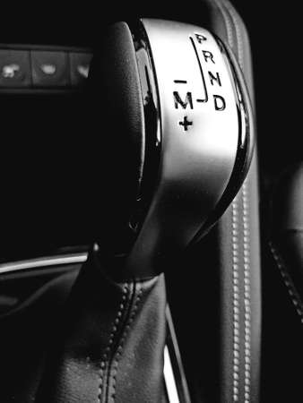 Gearshift lever in the car