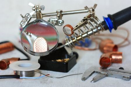 Soldering iron and soldering supplies