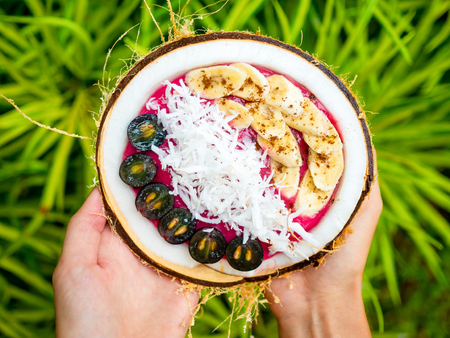 Colorful exotic vegetarian fruit nutritionの写真素材