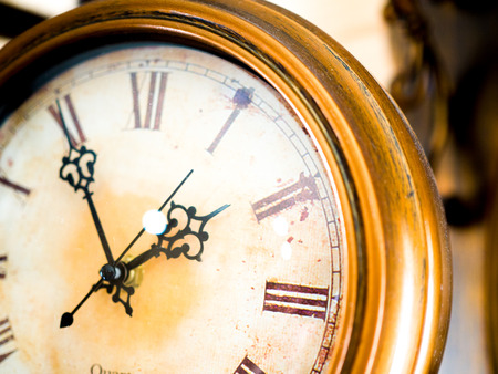 old fashion metal wall clocksの写真素材
