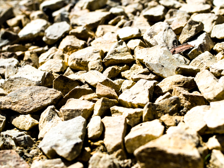 Rocks on the ground textureの写真素材