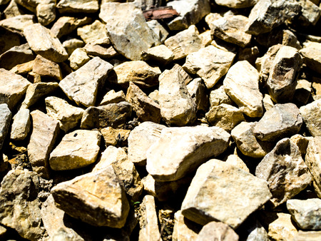 Rocks on the ground textureの写真素材