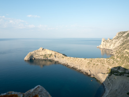 crimean bay at black seaの写真素材