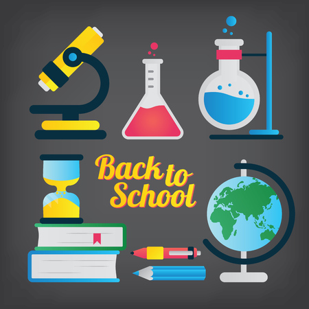 Back to school concept.のイラスト素材