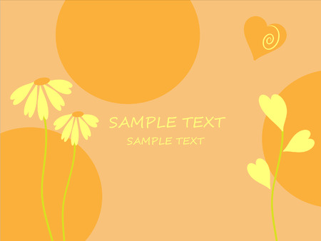 The Background flowerses.The Festive postcard.のイラスト素材