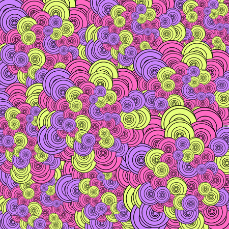 The Abstract background. The Background varicoloured circles.のイラスト素材