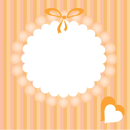 The Festive postcard. The Frame.のイラスト素材