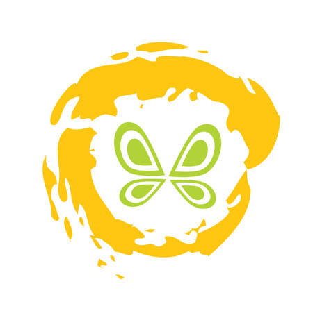 Logo danger. It Is Insulated on white background.のイラスト素材