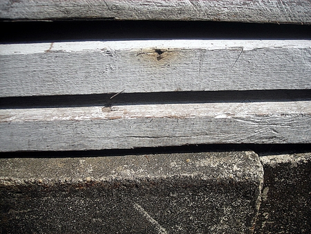 Old, cracked wood backgroundの写真素材