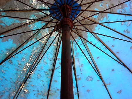 Outdoor Umbrella  Abstractの写真素材