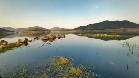 Scenery and mountain riversの写真素材