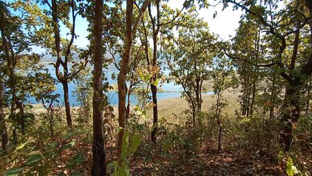 Scenery and mountain riversの写真素材