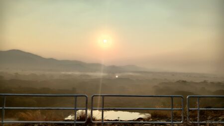 Natural scenery in the morningの写真素材