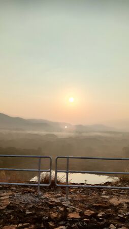 Natural scenery in the morningの写真素材
